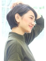 ラグエル(RAGUEL) 30代40代のひし形ショートボブ