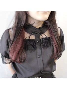 デコヘアーフラッペ(DECO HAIR frappe) ピンクインナーカラー