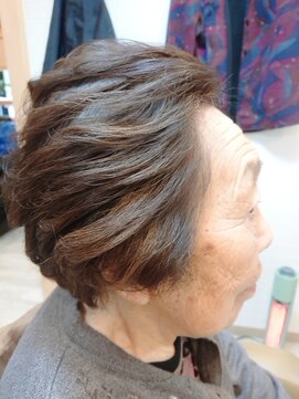 ヘアー ガーデン アンジュ(hair garden Ange) 上品グレイヘアー