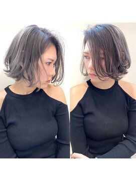 トルネード(TORNADO) ハイライトバレイヤージュボブ