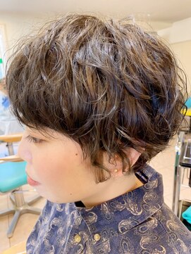 美容室 ダルテ(d'Arte) 刈り上げショートパーマ