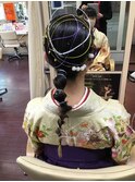 大正ロマンと近代令和ポニテ