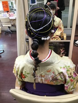 ヘアサロン ユニティ(Hair Salon Unity) 大正ロマンと近代令和ポニテ