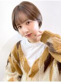 ショートボブ_プリカール大人ガーリーチョコレート_39004
