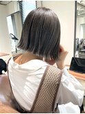【★★★】ぱつっとボブ/シークレットハイライト/グレージュ/