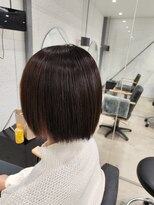 ビーヒアナウ N゜03 金沢駅西店(BE HERE NOW) 艶髪ボブ×シン縮毛矯正