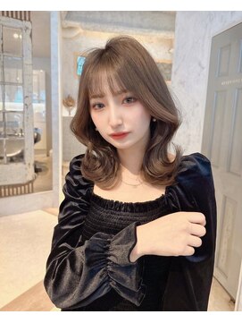 ロンド ジュルード 名古屋(Lond jeloud) ミディアムでも巻ける韓国くびれヘア♪