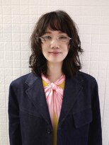 ヨー(Yoh-)&nbsp;【大人ウルフパーマ/阿部達哉】ミディアムレイヤー/ウルフカット