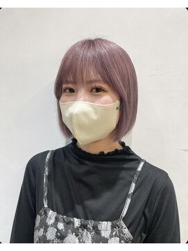 ポート 蕨(PORT) ブリーチ必須!!ペールピンクベージュ【高岩美季】