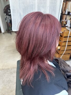 イツキ ヘアーデザイン(ITSUKI hair design) 大人かわいいピンクベージュカラーくびれレイヤー