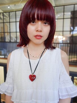 カシェ ナカザキ(CACHE NAKAZAKI) カシスカラー/マッシュバング