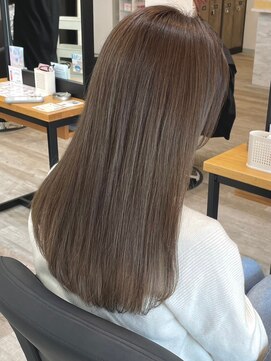 アトリエコア(Atelier Coa) 髪質改善トリートメントミルクティーベージュカラーくびれヘア