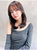 【Lloyd 大宮】ミルクティーブラウン×内巻きレイヤー