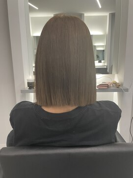 ナンバー 竪町(number+) 20代30代40代大人可愛い髪質改善カラー艶感ストレート