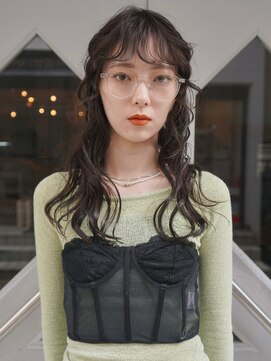 ラーナー(LONER) ニュアンスカラー×オリーブカラー【LONER神戸三宮】