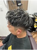 韓国マッシュスペインカールスパイキーショート〈理容室〉西川口
