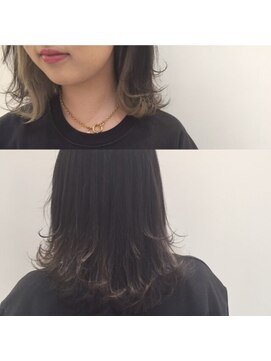 ラヴェ(LAWE.) 外ハネボブのインナーカラー☆