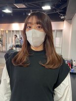 スティーロ 渋谷(Steelo)&nbsp;Steelo 小顔レイヤー×ライトベージュ