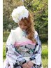 卒業式　袴　着付け＋ヘアメイクセット