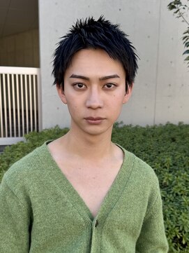 クロト(Clotho) スパイキーショート/ツイストスパイラル波巻きメンズウルフ