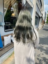 チャプター 問屋町(chapter)&nbsp;ケアブリーチオリーブグレージュカラーレイヤーカット韓国ヘア