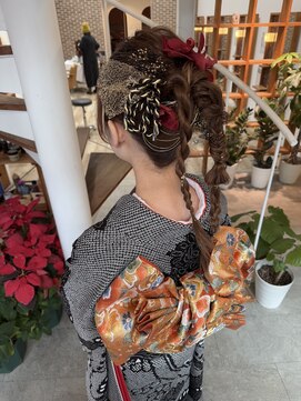 ピークスヘア(peaks hair) 変形ポニーテール