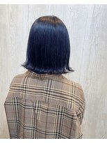 テーラヘアー 葛西店(TELA HAIR)&nbsp;外ハネネイビーブルー【TELA HAIR 】