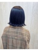 外ハネネイビーブルー【TELA HAIR 】