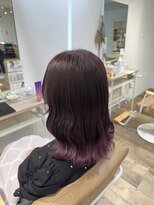 シュシュバイジャガラ 千葉駅北口店(chou chou byJAGARA)&nbsp;ボルドー×ピンクパープル［chouchou千葉・千葉駅］