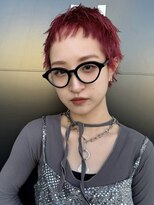 エイチ(H) xブリーチ/イメチェン/ホワイトブロンド/外ハネボブ/美髪/