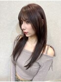 インボーントリートメント/ストレートロング/ベージュ[船橋]