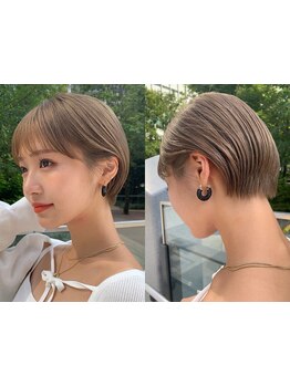 ダメージ98％軽減！【ケアブリーチ+ケアカラー\13900】で艶×ハイトーンを叶える［渋谷神南］