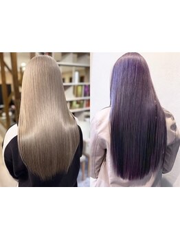 【JR和歌山駅前☆】クセや広がりをカバーし、いつまでも触りたくなる艶ストレートに!カット+縮毛矯正\14980