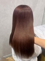 ロンド フィーユ(Lond fille)&nbsp;くびれヘア/アプリコットオレンジ/髪質改善/縮毛矯正/前髪/銀座