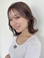 バイオレット 栄店(Violet) 【ブリーチ無し】くびれヘア/シースルーバング/ぱっつん前髪