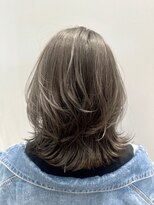アーツヘアー JR上熊本駅店(ARTS@HAIR)&nbsp;グレーマット×レイヤーミディ