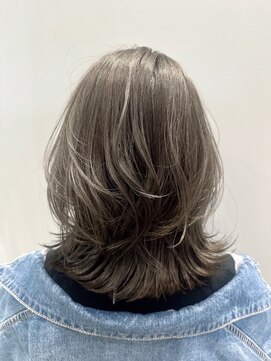 アーツヘアー JR上熊本駅店(ARTS@HAIR) グレーマット×レイヤーミディ