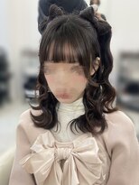 アイトーキョーエス 渋谷(AI TOKYO S)&nbsp;リボンアレンジ/ハーフツイン/くるみちゃんヘア/クラゲヘア