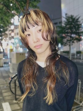 インチェルシー(in chelsea) デザインカラー/ミディアムレイヤーカット/似合わせカット