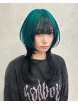 スノットバイガルテ(SNOT by GARTE)&nbsp;ウルフカット×デザインカラー