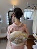 【着付】留袖、訪問着着付け＋ヘアセット￥9,000（早朝料金有り）