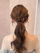 オン キャナルシティ博多前店(on) 【中里恵梨】ヘアセット/編み込みヘア/ローポニー/お呼ばれヘア