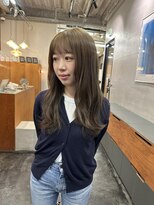 ニール シトロン 名古屋 伏見 丸の内(NEELU citron) 【NEELU_RIE】ブリーチなしダブルカラーで作るオリーブベージュ