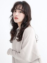 インデックスヘアー 錦糸町店(in'dex hair) ミディアムレイヤー/ロングレイヤー/ダークブラウン/くびれヘア