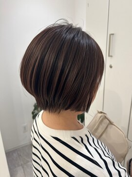 グラムヘアー(GLAM HAIR) 大人可愛い丸みショートボブ