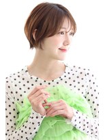 アルベロ(albero)&nbsp;小顔◎くびれショート×ブラウンベージュ 20代30代40代