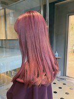 ヲタク 渋谷 代官山 恵比寿(wotaku.) レッドカラーワインレッド暖色カラーボルドーカラーダブルカラー
