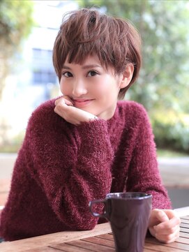 ラ ブレス なんばスカイオ(LaBless) こなれ耳掛けカジュアルショート☆