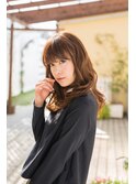 Sweet自由が丘☆揺れるふんわりラフカールセミロング☆