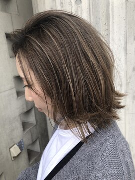 リバレッジ 広尾(Leverage) 大人の外ハネハイライト